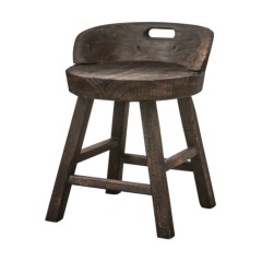 STOOL HANDY DARK BROWN 57 